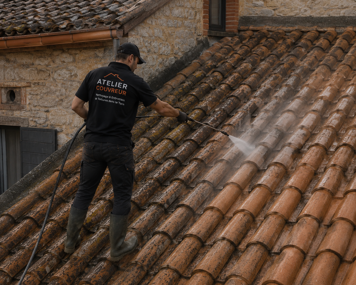 Intervention traitement hydrofuge